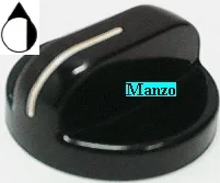 MANOPOLA D.6MM. D+M-6 MM. FORNO