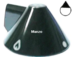 MANOPOLA D.6MM. B-M-4 MM. GAS