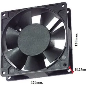 ELETTROVENTILATORE 220V 120X120X25