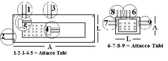 PIASTRA 1TUBO 1600X430 AT.1 1160MM.