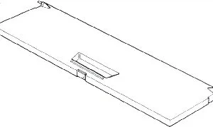PORTINA CONGELATORE 158X498X16