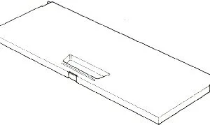 PORTINA CONGELATORE 186X477X16