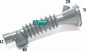 RACCORDO.SCARICO D.70 C/FORO