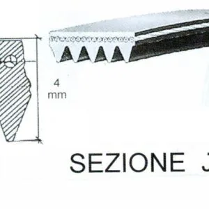 CINGHIA RIGATA 1323 J5 VEDI.721314
