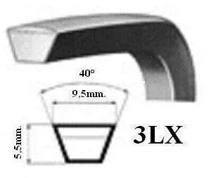 CINGHIA 3L481TEM25 3LX1208-60682