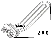 RESISTENZA 1050+700W EL