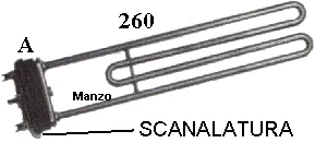 RESISTENZA 1950W VASCA PLASTIC