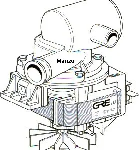 POMPA SCARICO G53-54 C/CHIOC.