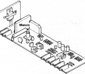 SCHEDA CON TRANSISTO 2+5