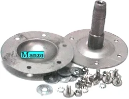 SUPPORTO CESTO ASSE H.61MM. RIGATO