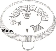 207566.01AV - MANOPOLA TERMOSTATO FERRO UNI