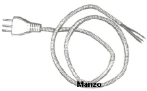 214800.00AV - CAVO PER FERRO CON SPINA DA 2.80MT