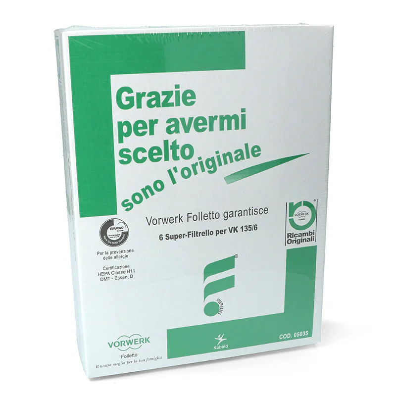 243635.03VK - SACCHETTI STOFFA N6 VK135/VK136 ORIGINALE