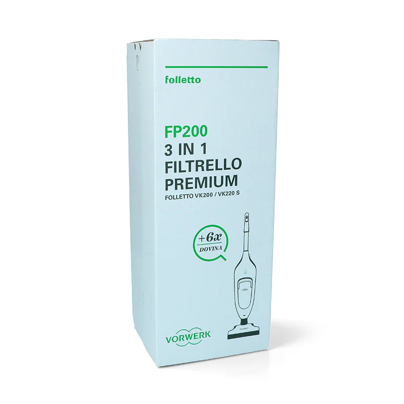 243642.03VK - SACCHETTI STOFFA N6 VK200/220 + 6 DOVINA ORIGINALE