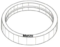 247572.00AV - ANELLO FRIZIONE PULEGGIA  &Oslash; 155