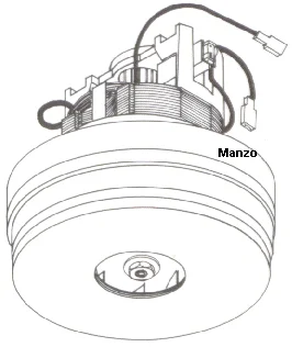 256395.00AV - MOTORE ASPIRAPOLVERE 800W BIDONE