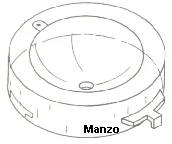 303060.03MX - COPERCHIO OMOGENIZZATORE BABY CHEF