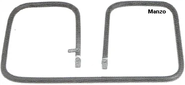 352481.03MX - RESIST.GRILL 1100W 238X143X15