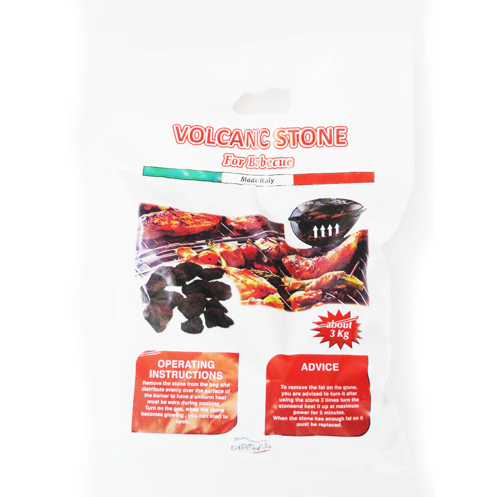 353002.00SV - PIETRA LAVICA PER BARBECUE KG3 - MADE ITALY