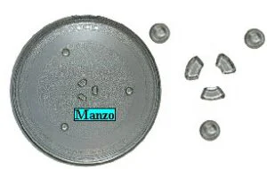 354256.00AV - PIATTO VETRO MICROONDE  &Oslash; 345MM.