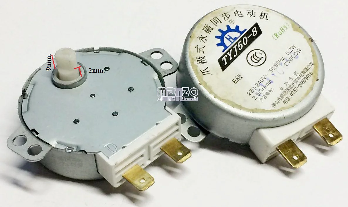 355308.00AV - MOTORINO X MICROONDE H.9  &Oslash; 7 220V