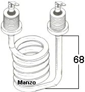 380980.00AV - RESISTENZA CAFFETTIERA 1200W ARK