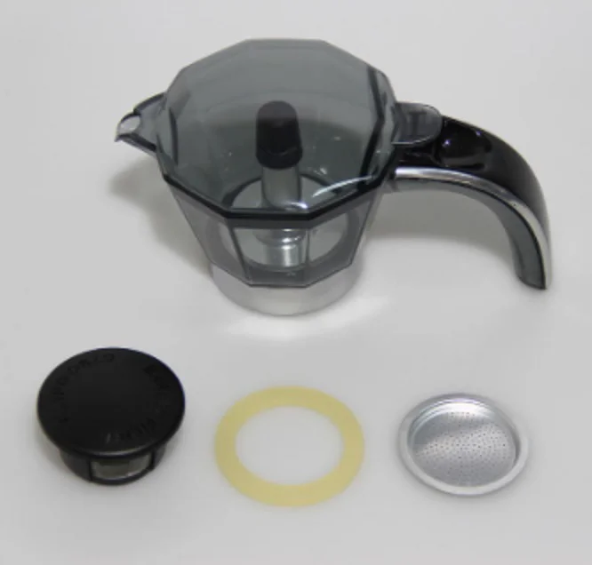 384614.01DL - CARAFFA 2 TAZZE ALICIA  &Oslash; 55+FILTRO+GUARNIZIONE