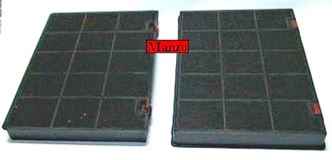 392608.03EK - FILTRO CARBONE 215X300 N.2 ATT ROSSO TIPE100