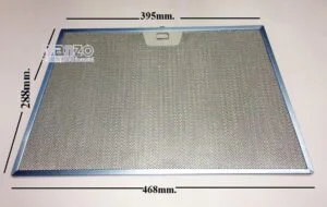 394612.00FB - FILTRO METALLICO 468/400X288 TRAPEZOID