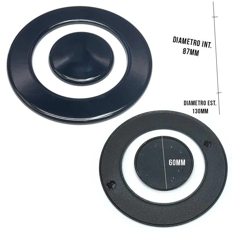 400610.99ME - CAPPELLOTTO DOPPIA CORONA  &Oslash; 130/60MM ESTERNO+INTERNO (BRUCIATORE 414310 - 414311 - 414935 - 415241)