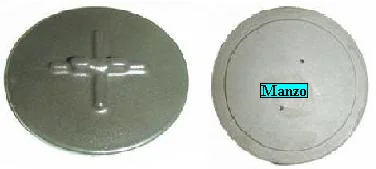 409621.99ZA - CAPPELLOTTO GRANDE CON CROCE INFOSSATA  &Oslash; 73 (BRUCIATORE 418796)