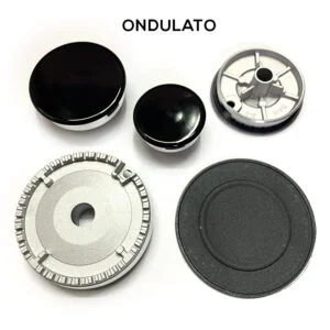 412455.01ME - BRUCIATORE + CAPPELLOTTO KIT 4 PZ (411453+412453) ONDULATO