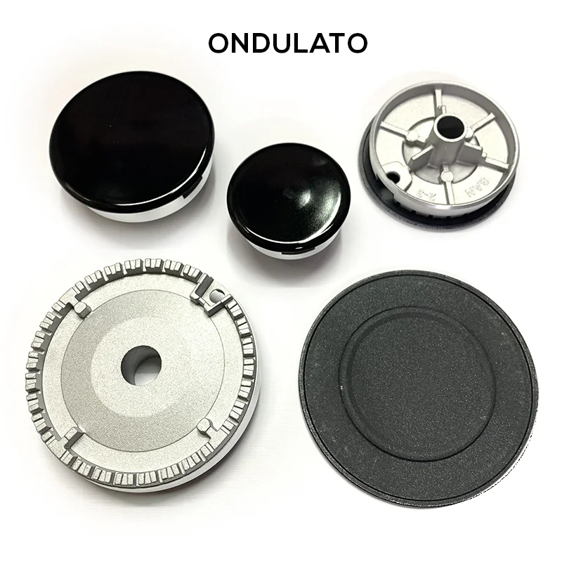 412455.01ME - BRUCIATORE + CAPPELLOTTO KIT 4 PZ (411453+412453) ONDULATO
