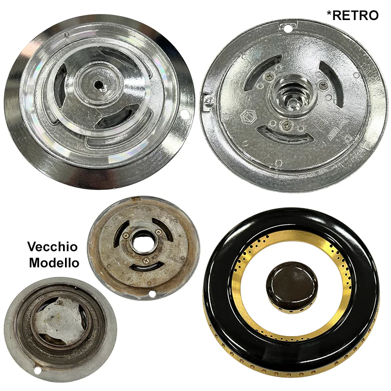 412825.00IL - BRUCIATORE KIT TRIPLA CORONA + CAPPELLOTTO  &Oslash; 110