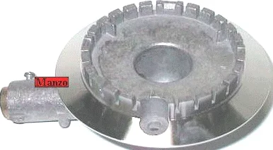 415348.00CY - BRUCIATORE MEDIO A PIPA 1FUOCO DX  &Oslash; 49 (CAPPELLOTTO 401514)