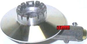 415354.00CY - BRUCIATORE PICCOLO A PIPA SENZA FORO  &Oslash; 34 (CAPPELLOTTO 401516) ORIGINALE