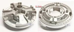 417062.00ON - BRUCIATORE TRIPLA CORONA 2FORI  &Oslash; 133/78 - MONTA 406121