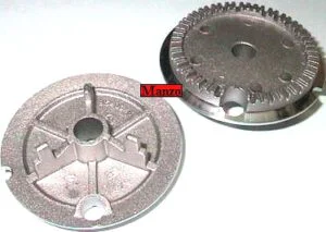 418728.03ZA - BRUCIATORE MEDIO 2FORI 1/2BORDO 3 PIEDINI  &Oslash; 63 (CAPPELLOTTO 409661)