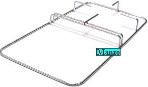 421227.12ME - GRIGLIA 1 FUOCO + 1 457X227