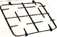 421404.02BP - GRIGLIA 4 FUOCHI 425X355