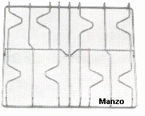 421760.12EL - GRIGLIA 4 FUOCHI 445X495