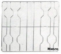 421765.12EL - GRIGLIA 4 FUOCHI 412X465