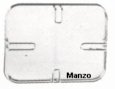 423240.12NA - GRIGLIA 1 FUOCO 245X195 DOPPIO FILO