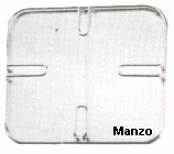 423242.12NA - GRIGLIA 1 FUOCO 245X210 DOPPIO FILO