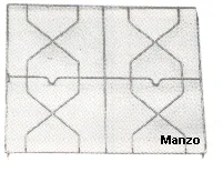 423452.12ON - GRIGLIA 4 FUOCHI 490X530