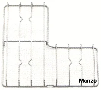 423733.12SE - GRIGLIA 3 FUOCHI 433X433 DX