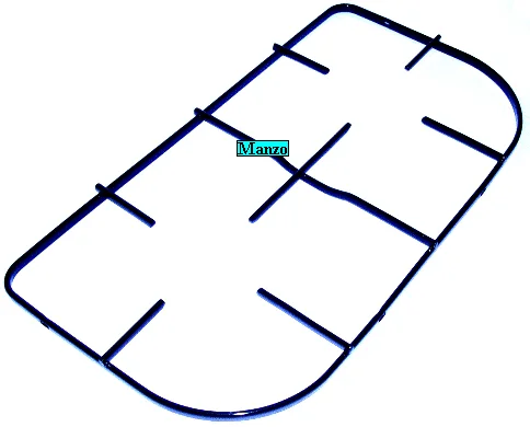 424003.02IS - GRIGLIA 2 FUOCHI 473X250 ELIMINATO