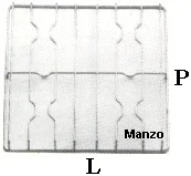424112.12SM - GRIGLIA 4 FUOCHI 447X456