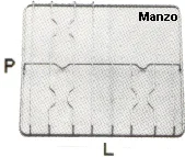 424137.12SM - GRIGLIA 3 FUOCHI 447X456 DX