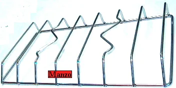 424139.31SM - 25GRIGLIA 2 FUOCHI 404X209 H.45MM.